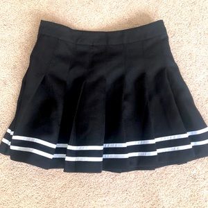 Black cheerleader skirt